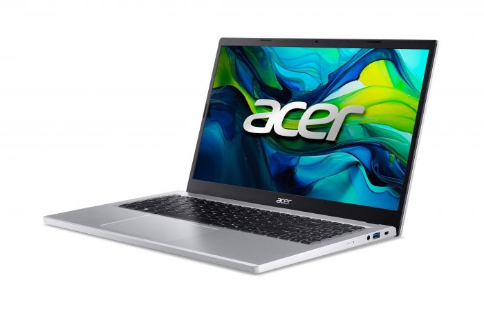 Ноутбук Acer Aspire Go AG15-31P 15.6" FHD IPS, Intel C N100, 8GB, F512GB, UMA, Lin, сріблястий