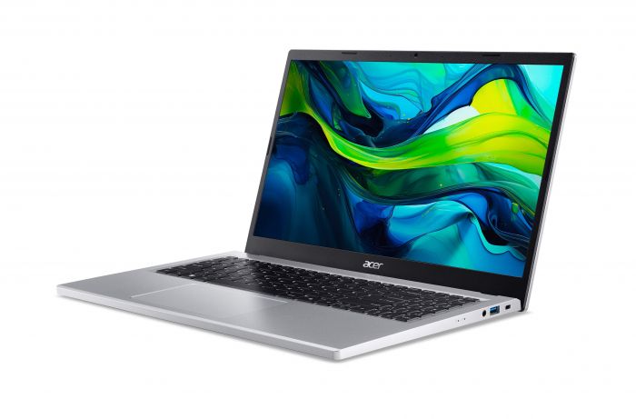 Ноутбук Acer Aspire Go AG15-31P 15.6" FHD IPS, Intel C N100, 8GB, F512GB, UMA, Lin, сріблястий