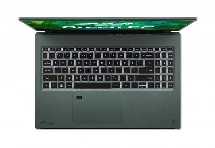 Ноутбук Acer Aspire Vero AV15-53P 15.6" FHD IPS, Intel i5-1335U, 16GB, F512GB, UMA, Lin, зелений