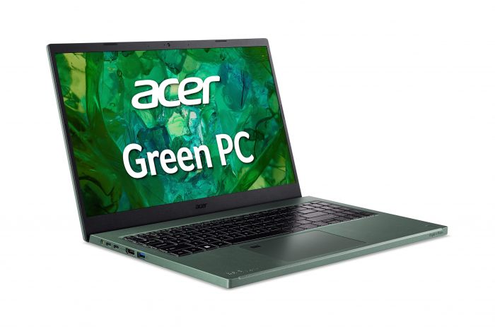 Ноутбук Acer Aspire Vero AV15-53P 15.6" FHD IPS, Intel i5-1335U, 16GB, F512GB, UMA, Lin, зелений