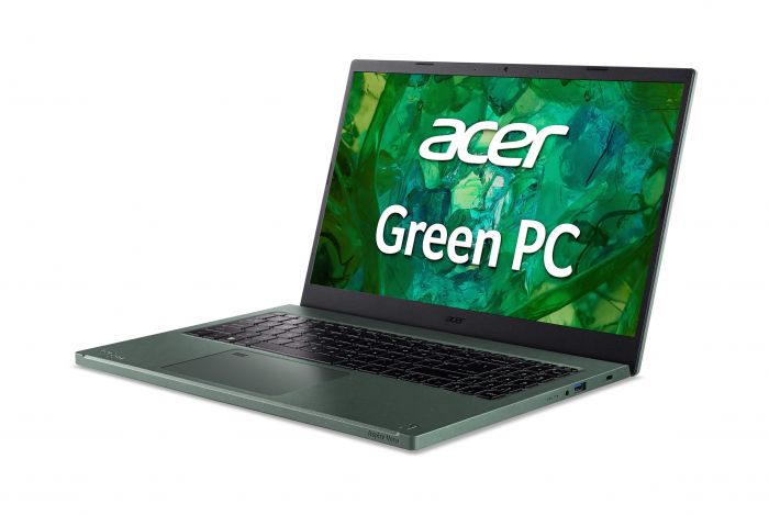 Ноутбук Acer Aspire Vero AV15-53P 15.6" FHD IPS, Intel i5-1335U, 16GB, F512GB, UMA, Lin, зелений