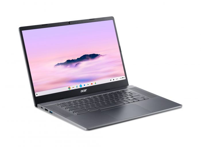 Ноутбук Acer Chromebook Plus CB515-2H 15" FHD IPS, Intel i5-1235U, 16GB, F512GB, UMA, ChromeOS, сірий