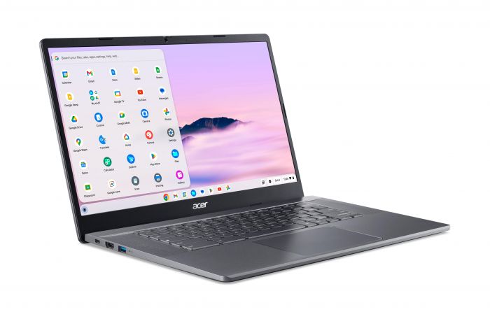 Ноутбук Acer Chromebook Plus CB515-2H 15" FHD IPS, Intel i5-1235U, 16GB, F512GB, UMA, ChromeOS, сірий