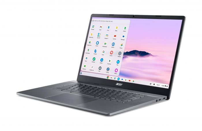 Ноутбук Acer Chromebook Plus CB515-2H 15" FHD IPS, Intel i5-1235U, 16GB, F512GB, UMA, ChromeOS, сірий