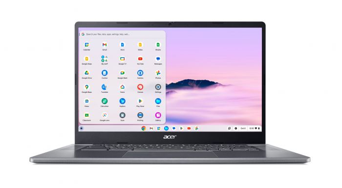 Ноутбук Acer Chromebook Plus CB515-2H 15" FHD IPS, Intel i5-1235U, 16GB, F512GB, UMA, ChromeOS, сірий