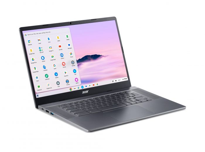 Ноутбук Acer Chromebook Plus CB515-2H 15" FHD IPS, Intel i5-1235U, 16GB, F512GB, UMA, ChromeOS, сірий