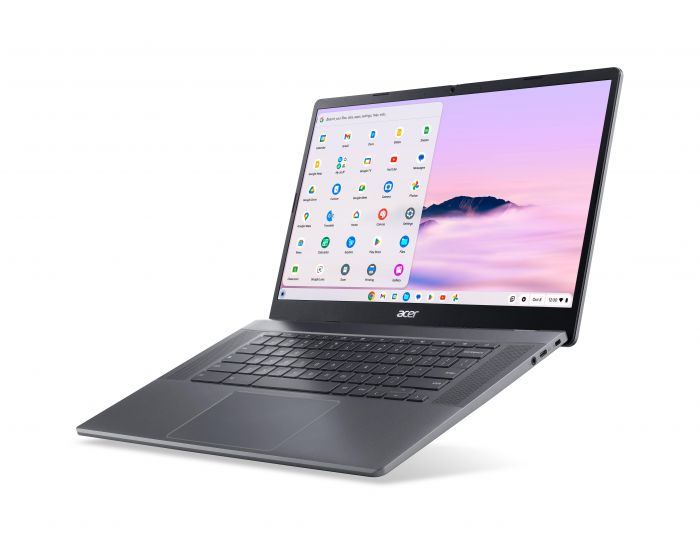 Ноутбук Acer Chromebook Plus CB515-2H 15" FHD IPS, Intel i5-1235U, 16GB, F512GB, UMA, ChromeOS, сірий