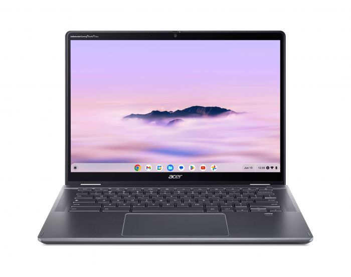 Ноутбук Acer Chromebook Plus Spin 514 CP514-4HN 14" WUXGA IPS Touch, Intel 3-100U, 8GB, F256GB, UMA, ChromeOS, сірий