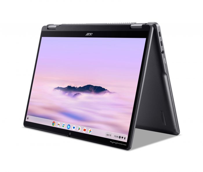 Ноутбук Acer Chromebook Plus Spin 514 CP514-4HN 14" WUXGA IPS Touch, Intel 3-100U, 8GB, F256GB, UMA, ChromeOS, сірий