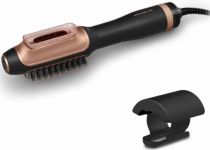 Фен-щітка Rowenta Reverso Dry&Brush 2в1, 1200Вт, 3 режими, іоніз-я, хол. обдув, насадок-2, кераміка, чорний-золотистий