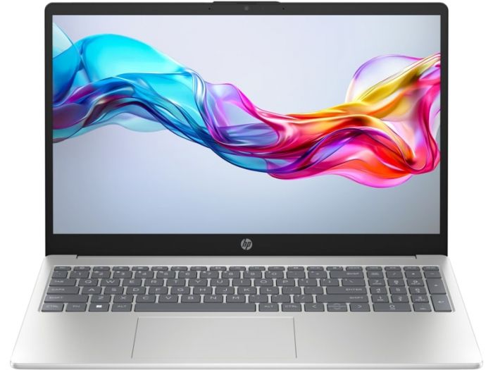 Ноутбук HP 15-fd1065ua 15.6" FHD IPS AG, Intel 3-100U, 16GB, F512GB, UMA, DOS, сріблястий