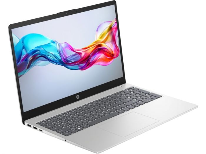 Ноутбук HP 15-fd1065ua 15.6" FHD IPS AG, Intel 3-100U, 16GB, F512GB, UMA, DOS, сріблястий