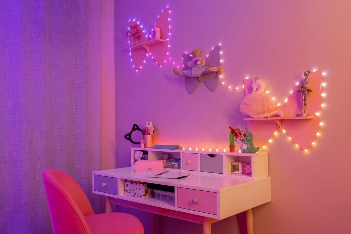 Гірлянда Smart LED Twinkly Candies Heart RGB 100 IP20 6м USB-C кабель прозорий без БЖ