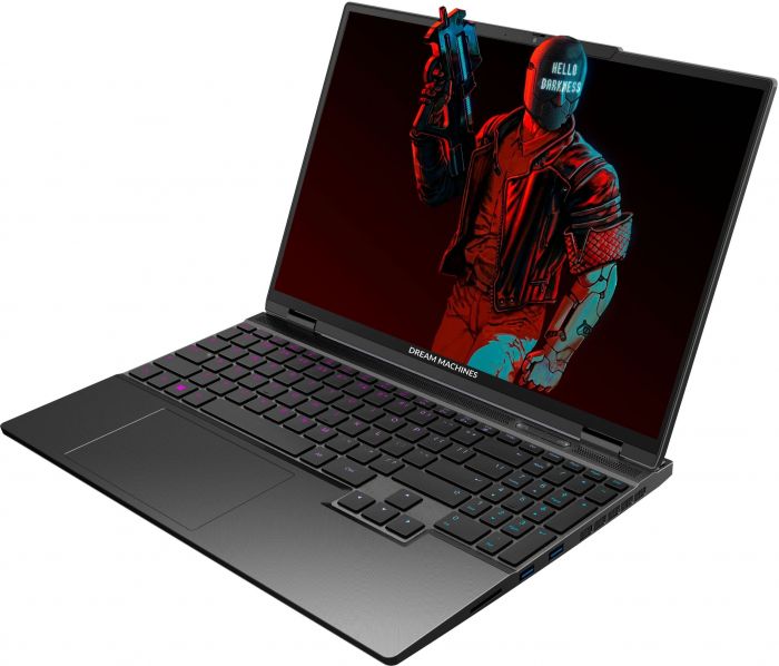 Ноутбук Dream Machines RG4060-15 15.3WQXGA IPS, Intel i7-14650HX, 32GB, F1TB, NVD4060-8, DOS, чорний