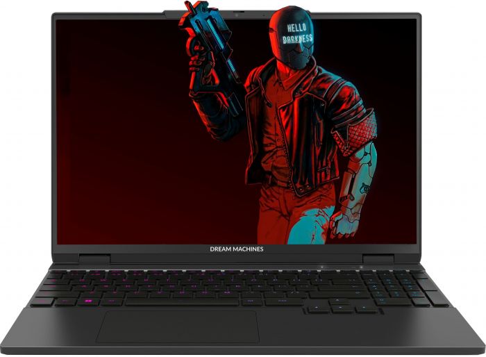 Ноутбук Dream Machines RG4060-15 15.3WQXGA IPS, Intel i7-14650HX, 16GB, F1TB, NVD4060-8, DOS, чорний