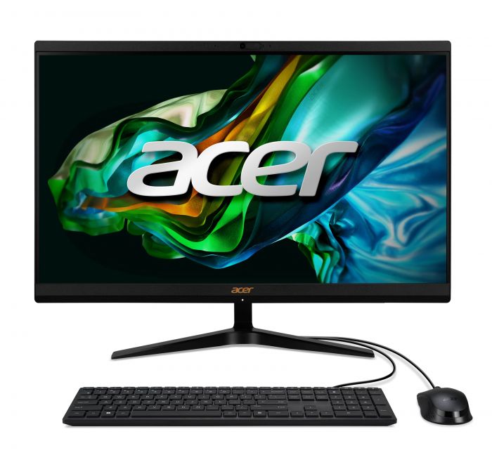 Комп'ютер персональний моноблок Acer Aspire C24-1800 23.8" FHD, Intel i3-1305U, 16GB, F512GB, UMA, WiFi, кл+м, без ОС, чорний