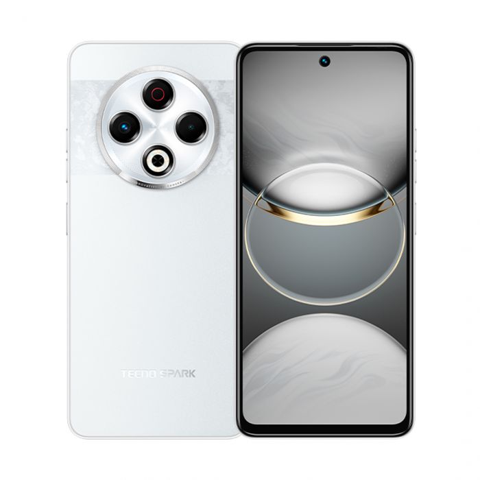 Смартфон TECNO Spark 30 (KL6) 6.78" 8/256ГБ, 2SIM, 5000мА•год, Astral Ice