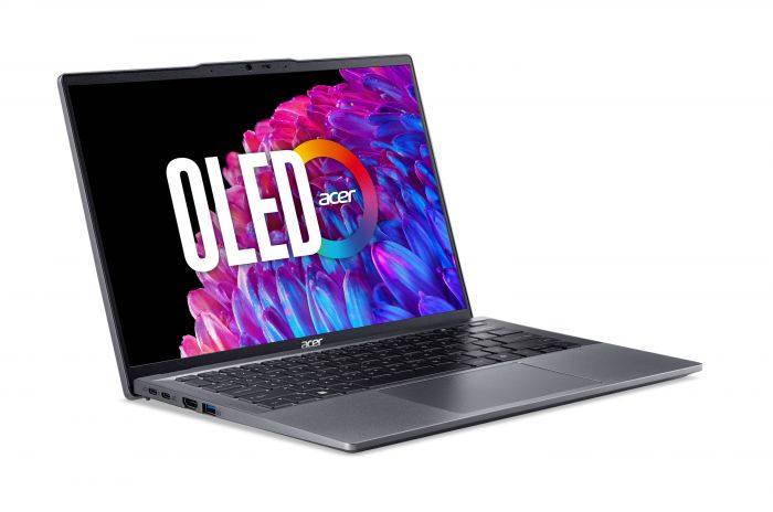 Ноутбук Acer Swift Go 14 SFG14-63 14" 2.8K OLED, AMD R7-8845HS, 32GB, F1TB, UMA, Lin, сірий