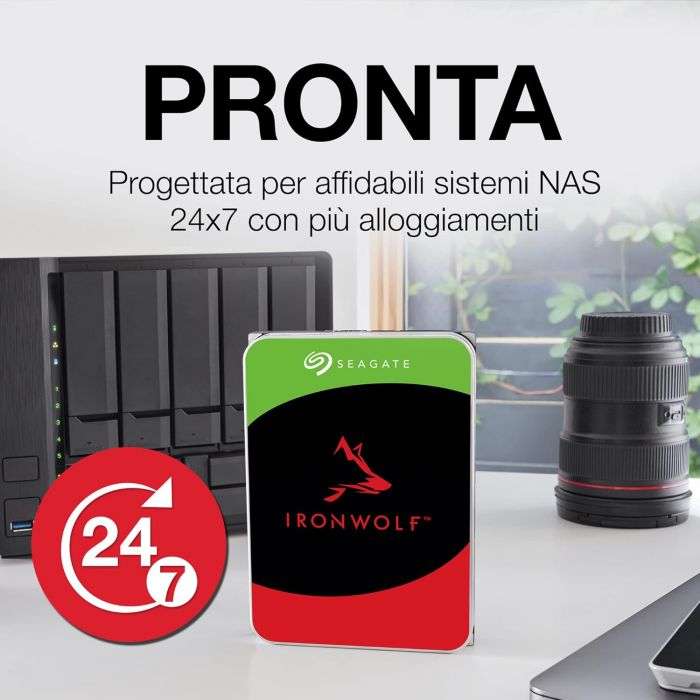 Жорсткий диск Seagate  6TB 3.5" 5400 256MB SATA IronWolf