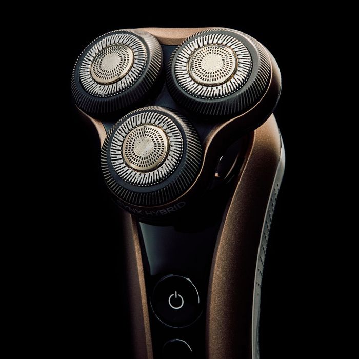 Бритва електр. Remington X9 Limitless X,  бритв.головок-3, от сети, сух.+волог., тример, водонепрон., швид. зарядка, чорно-коричн.