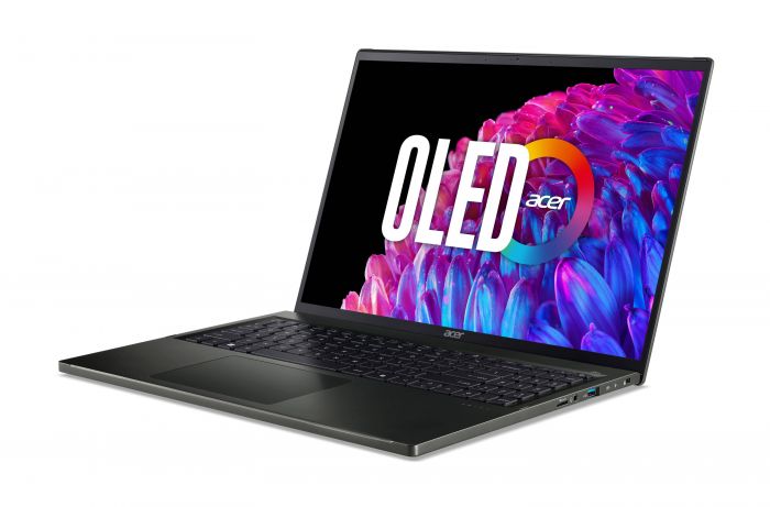 Ноутбук Acer Swift Edge SFE16-44 16" 3.2K OLED, AMD R7-8840U, 32GB, F1TB, UMA, Win11, чорний