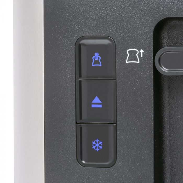 Тостер  Russell Hobbs Heaton, нержав., підігрів,разморозка, чорний+нерж