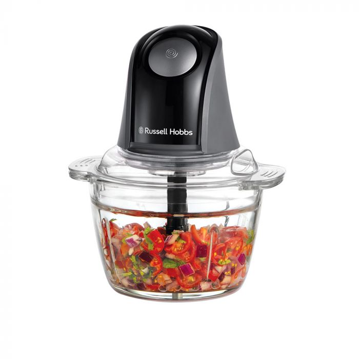 Подрібнювач Russell Hobbs Desire Matte Charcoal, 200Вт, чаша-500мл, скло, корпус-пластик, чорний