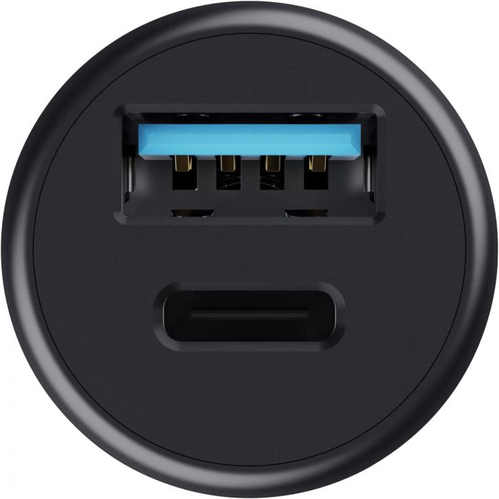 Зарядний пристрій автомобільний Trust 38Вт USB-A/USB-C PD, QC, чорний