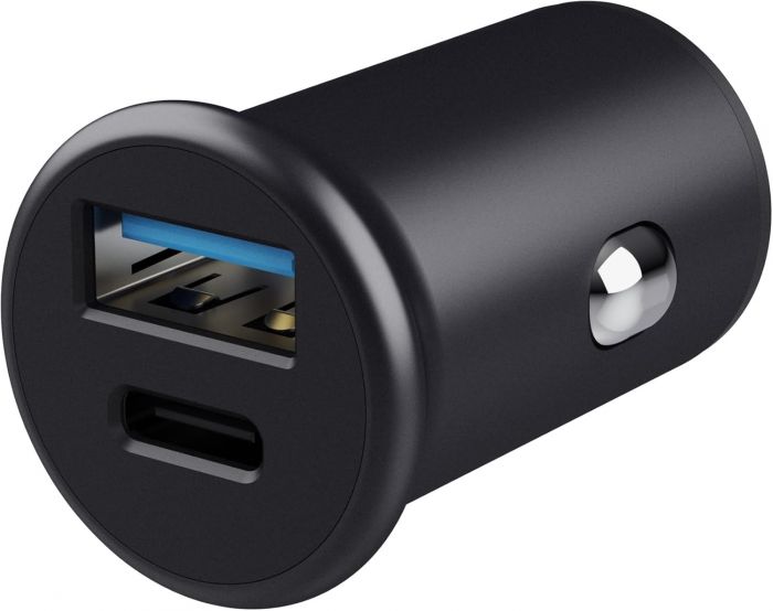 Зарядний пристрій автомобільний Trust 38Вт USB-A/USB-C PD, QC, чорний