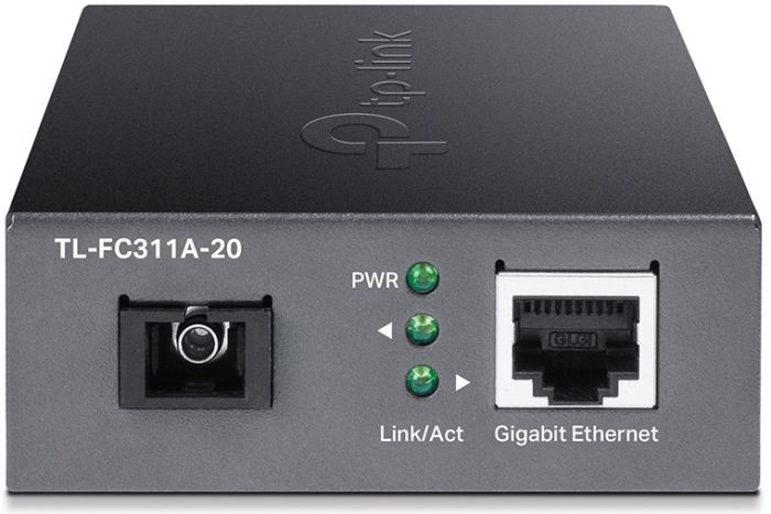 Медіаконвертер TP-LINK FC311A-20 1xGE, 1x1000BASE-LX, SM, WDM, 20km, SC