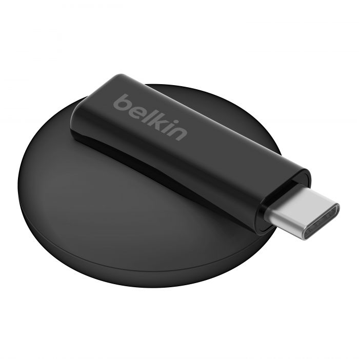 Зарядний пристрій бездротовий Belkin USB-C Apple Watch Charger, чорний