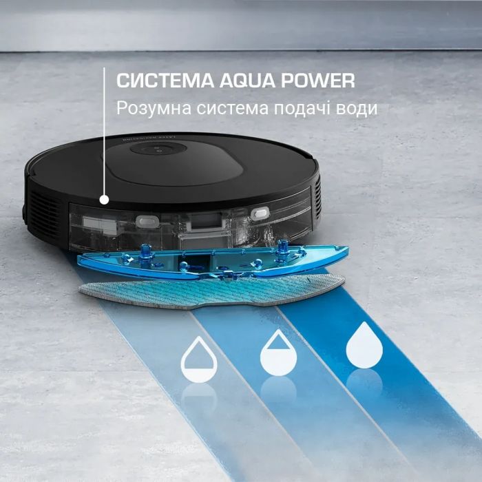 Робот-пилосос Rowenta миючий X-Plorer Serie 65, 2300ПаВт, h=7.8см, 0.3л, конт пил -0.4л, автон. робота до 168хв, чорний