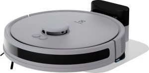 Робот-пилосос Electrolux, h=10см, вологе прибирання, конт пил -0.3л, вода -0.3л, автон. робота до 140хв, Wi-Fi, сірий
