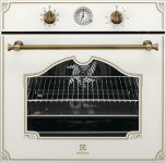 Духова шафа Electrolux електрична Rococo, 72л, A, конвекція, шампань