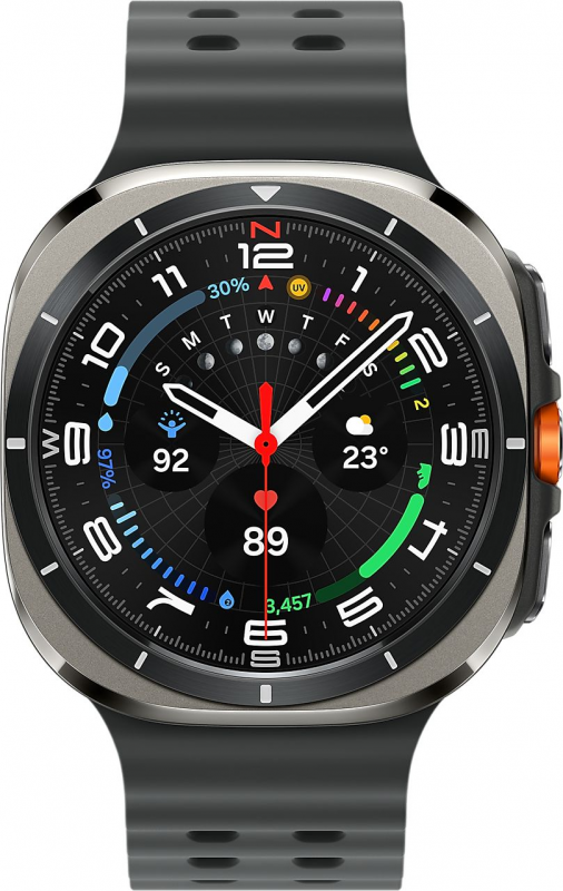 Смарт-годинник Samsung Galaxy Watch Ultra 47мм LTE (L705) 1.47", 480x480, sAMOLED, BT 5.3, NFC, 2/32ГБ, сріблястий титановий