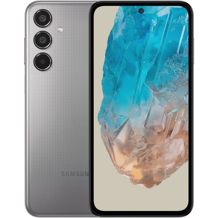 Смартфон Samsung Galaxy M35 5G (M356) 6.6" 6/128ГБ, 2SIM, 6000мА•год, сірий