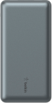 Акумулятор портативний літій-іонний Power Bank Belkin 20000мА·год, 15Вт, 2хUSB-A/USB-C, cірий