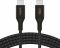 Кабель USB-C > USB-C заряджання/синхронізації Belkin 1м, 240Вт, Type-C, плетений, чорний