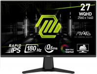 Монітор MSI 27" MAG 275QF 2xHDMI, DP, Audio, IPS, 2560x1440, 180Hz, 0.5ms, sRGB 101%, AdaptiveSync