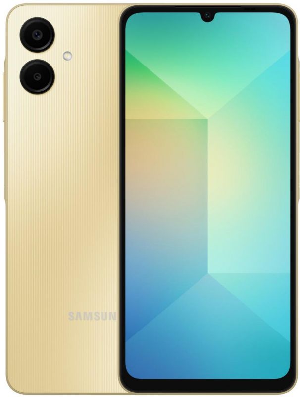 Смартфон Samsung Galaxy A06 (A065) 6.7" 4/128ГБ, 2SIM, 5000мА•год, золотистий