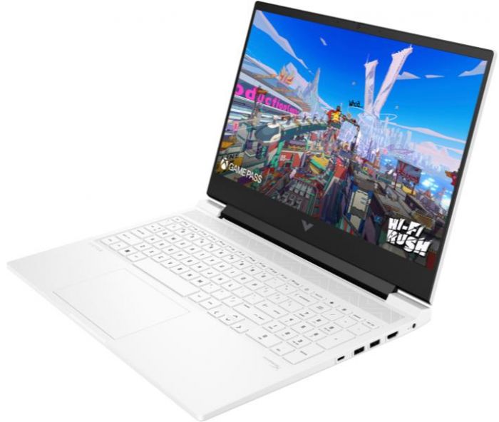 Ноутбук HP Victus 16-r1024ua 16.1" FHD IPS AG, Intel i5-14500HX, 32GB, F1024GB, NVD4060-8, DOS, білий