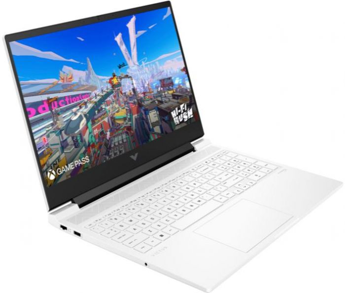 Ноутбук HP Victus 16-r1018ua 16.1" FHD IPS AG, Intel i7-14650HX, 32GB, F1024GB, NVD4060-8, DOS, білий