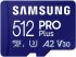 Карта пам'яті Samsung microSDXC    512GB C10 UHS-I R180MB/s PRO Plus