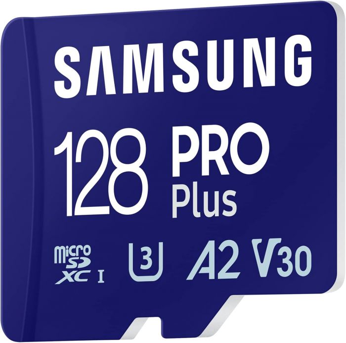 Карта пам'яті Samsung microSDXC    128GB C10 UHS-I R180MB/s PRO Plus