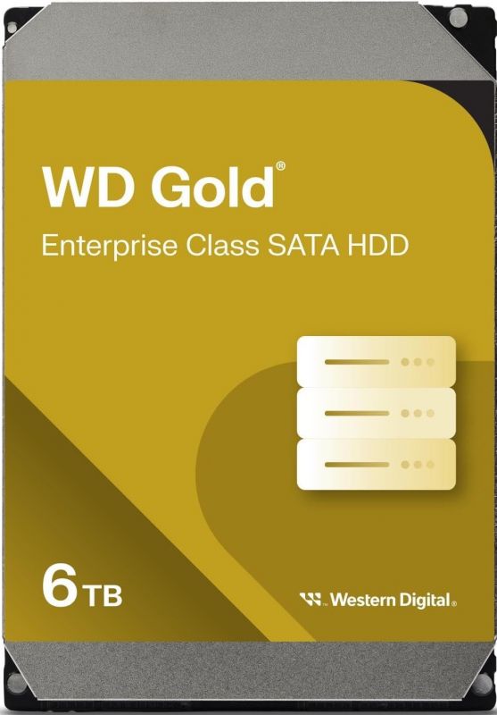 Жорсткий диск WD  6TB 3.5" 7200 256MB SATA Gold