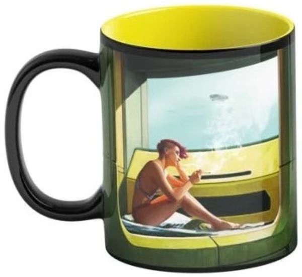Чашка GoodLoot Game Art Chronicles Cyberpunk 2077 V & Edward Hopper