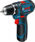Шурупокрут-дриль акумуляторний Bosch GSR 12V-15 12В 2х2А/год 15-30Нм 0-400/400-1300об·хв 1кг набір 10 біт кейс