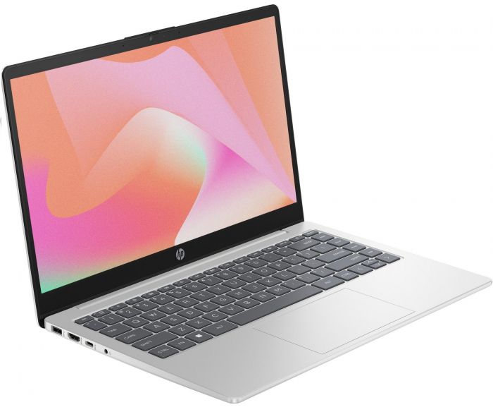 Ноутбук HP 14-ep1024ua 14" FHD IPS AG, Intel 5-120U, 16GB, F1024GB, UMA, DOS, сріблястий