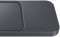 Зарядний пристрій бездротовий Samsung Duo 15Вт, сірий темний
