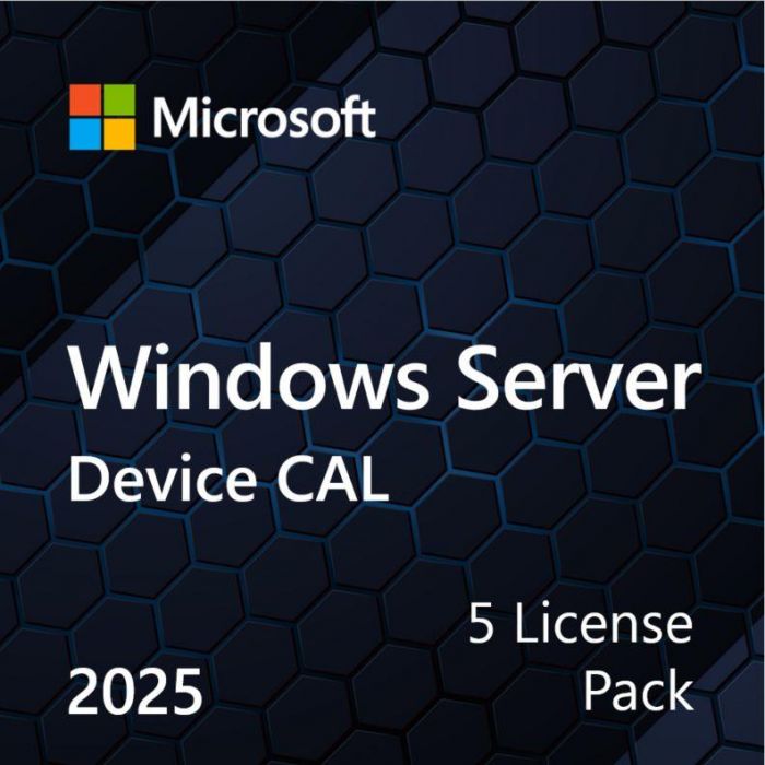 Примірник ПЗ Microsoft Windows Server 2025 CAL 5 Device англ, ОЕМ без носія